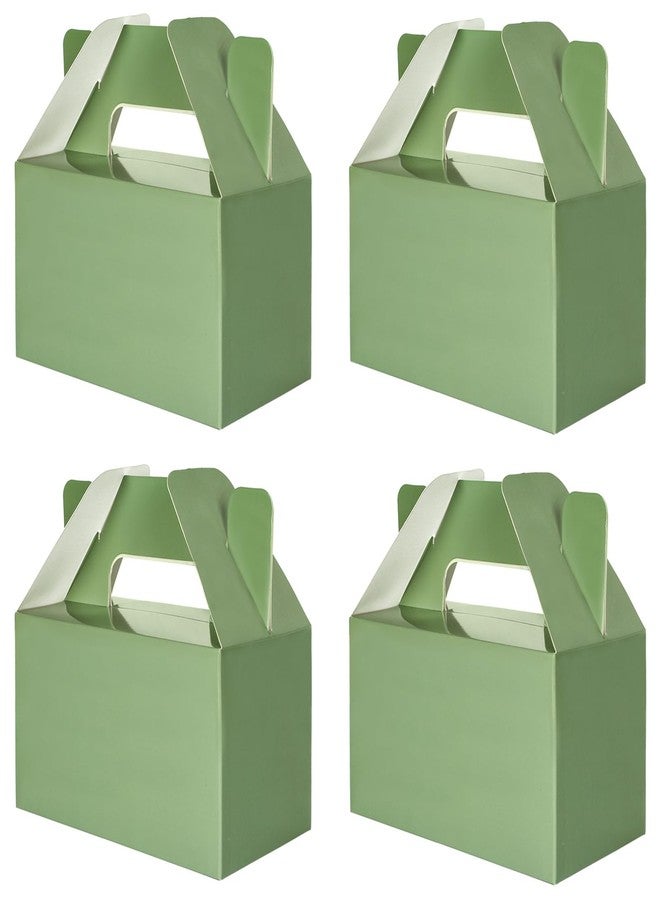 وولاين مجموعة علب هدايا ورقية من والين، 24 قطعة، بلون أخضر فاتح، مزودة بمقابض، بتصميم عصري أنيق، مثالية لحفلات أعياد الميلاد وحفلات استقبال المولود الجديد وحفلات عيد القديس باتريك. - Image 1